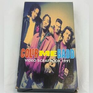 Color Me Badd Video Scrapbook 1991 VHS